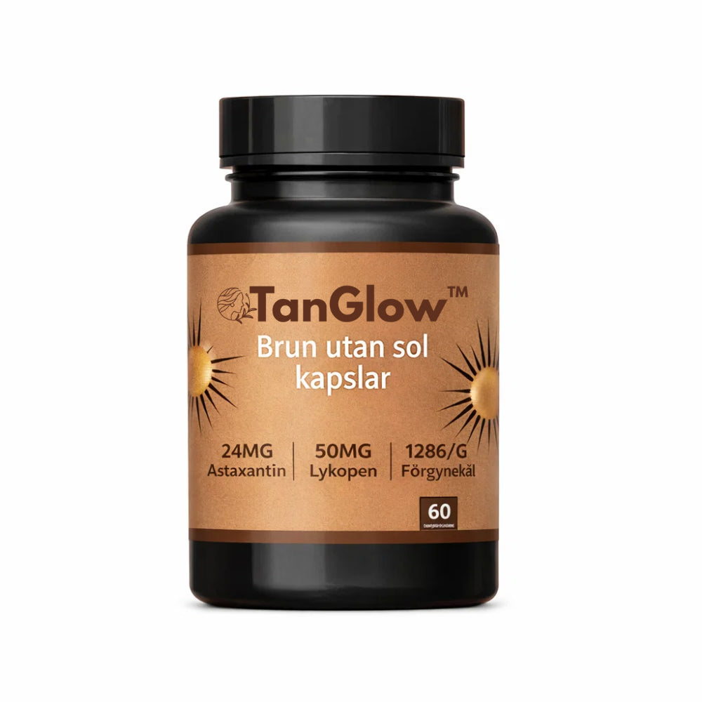 TanGlow™ Brun-utan-sol-tillskott | Få naturligt solbränna på bara 7 dagar!