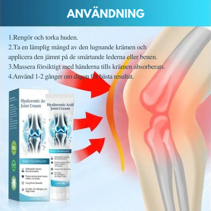 Hyaltexa™ Ledkräm med kollagen & hyaluronsyra"