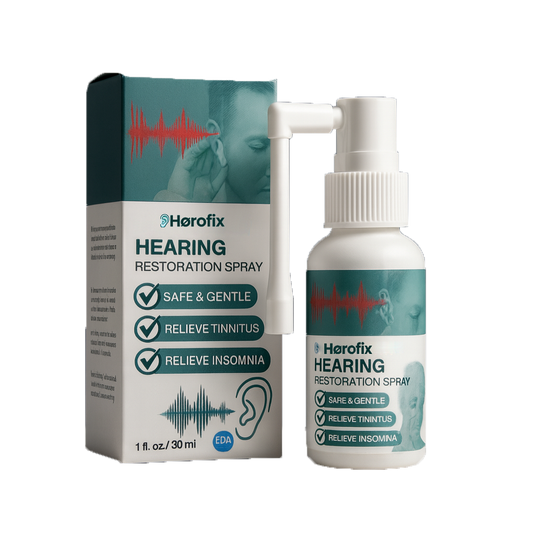 Hørofix Ørepleje-Spray | Hør Op Til 99% Bedre På Kun 72 Timer