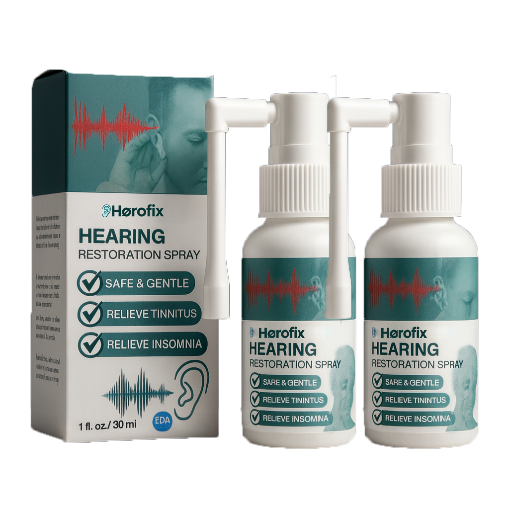 Hørofix Ørepleje-Spray | Hør Op Til 99% Bedre På Kun 72 Timer