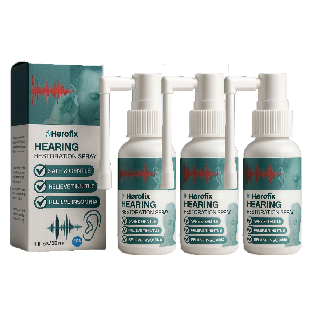 Hørofix Ørepleje-Spray | Hør Op Til 99% Bedre På Kun 72 Timer
