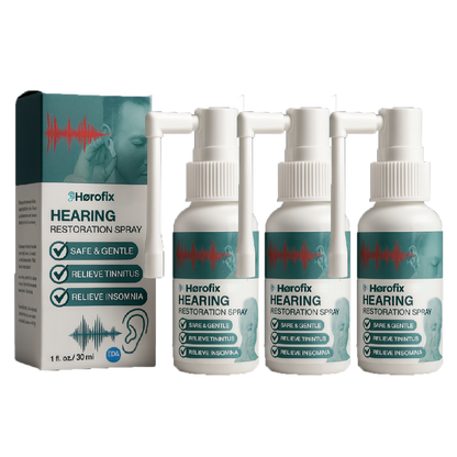 Hørofix Ørepleje-Spray | Hør Op Til 99% Bedre På Kun 72 Timer