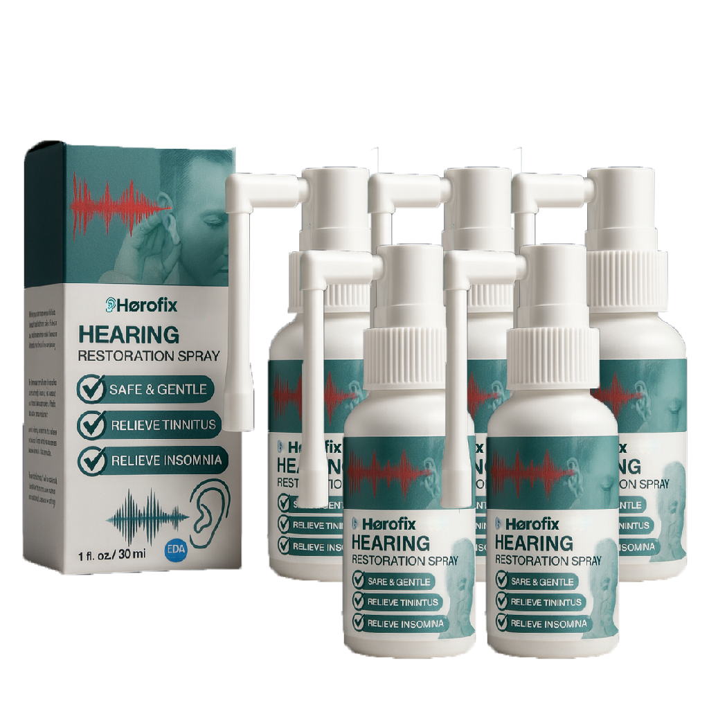 Hørofix Ørepleje-Spray | Hør Op Til 99% Bedre På Kun 72 Timer