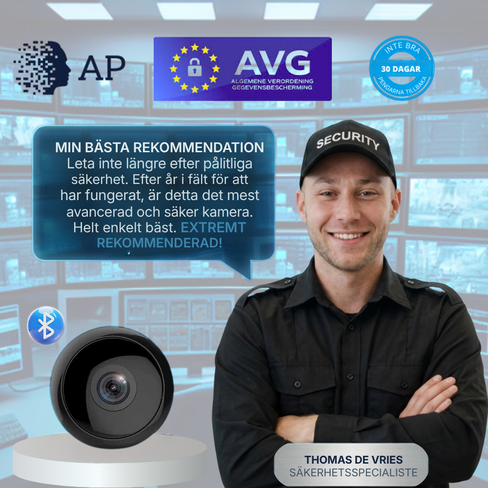 SpionLens™ dold kamera | Håll diskret ett öga på ditt hem på bara 1 minut!
