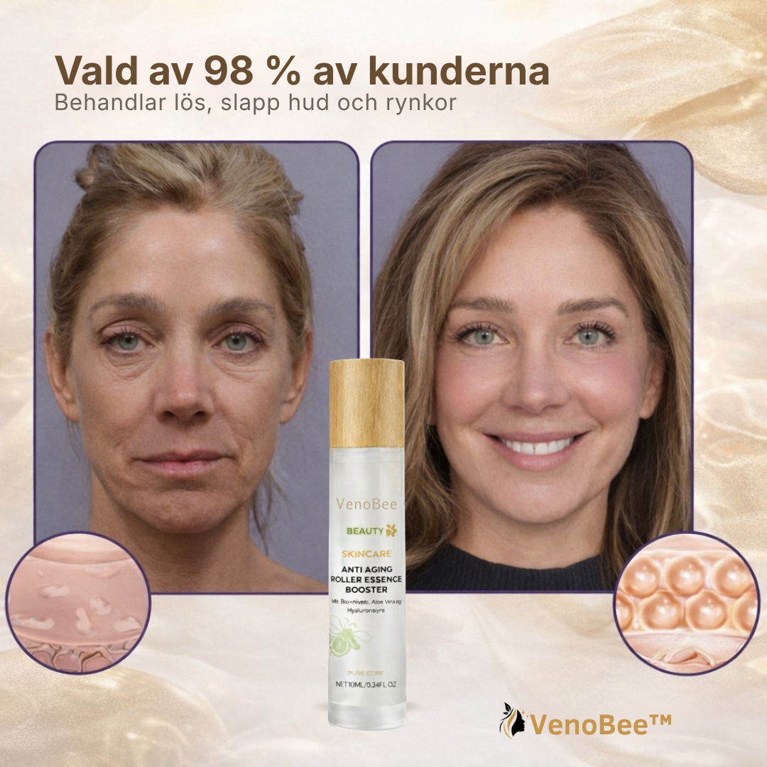 VenoBee | Minska synligheten av rynkor med upp till 98 % på bara 17 minuter
