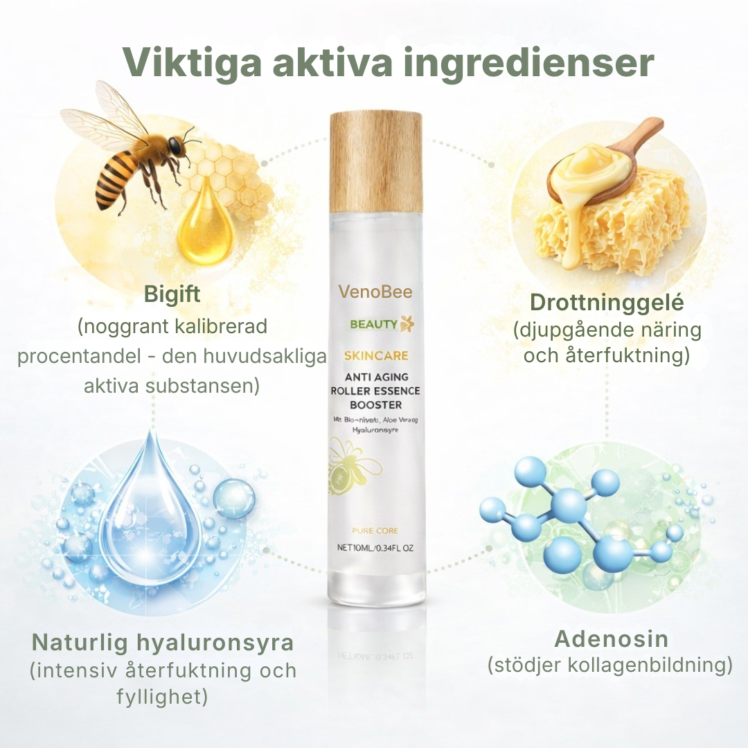 VenoBee | Minska synligheten av rynkor med upp till 98 % på bara 17 minuter
